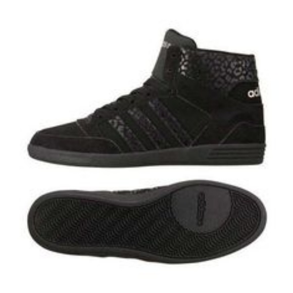 adidas neo leopard print